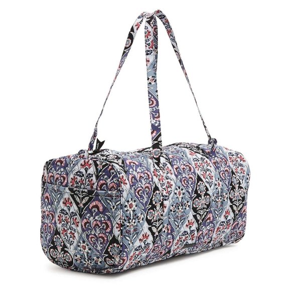 Vera Bradley Ornate Blooms Floral Large Traveler Duffel Bag Tote NWT New - Picture 12 of 13